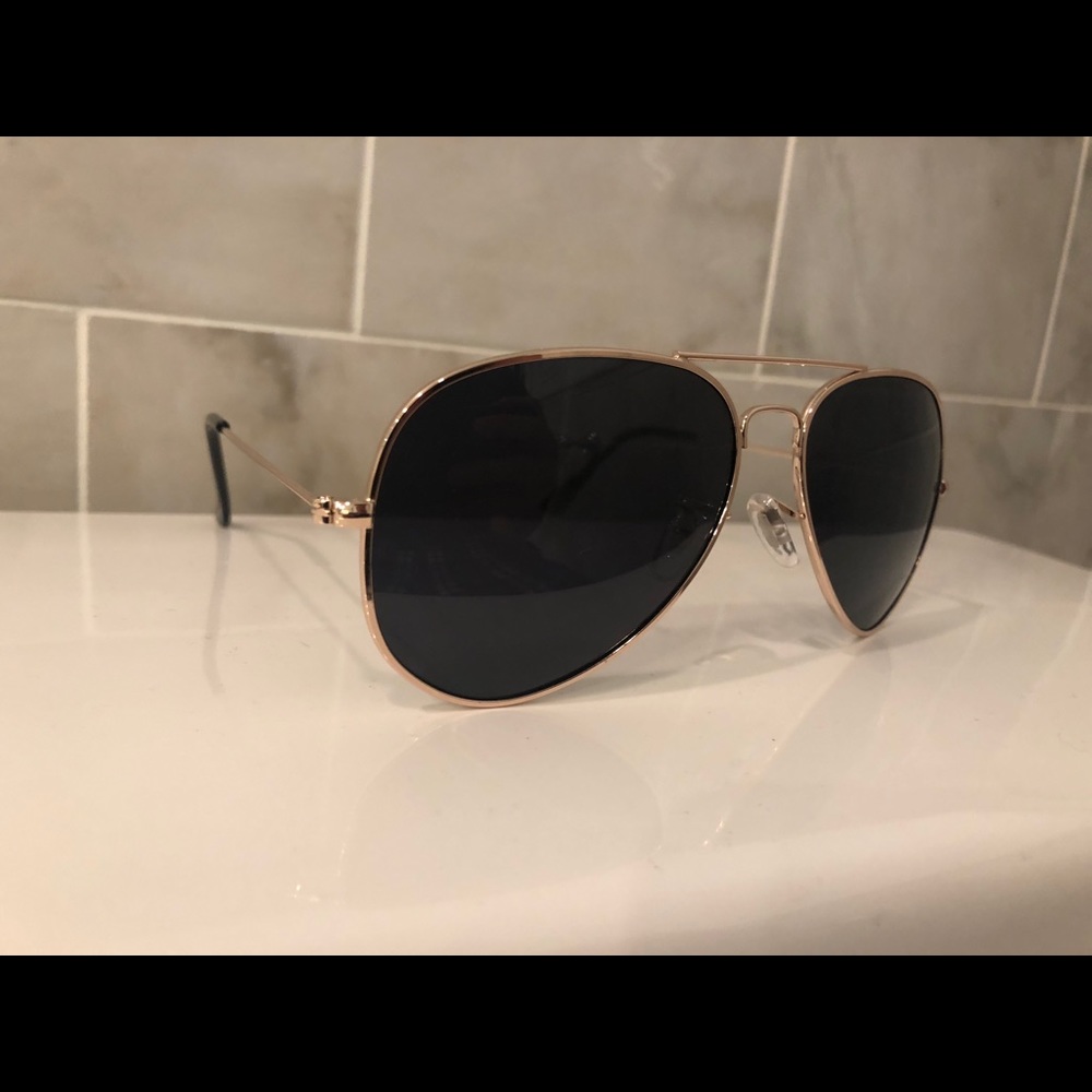 Gold Framed Rayban STYLED Sunglasses